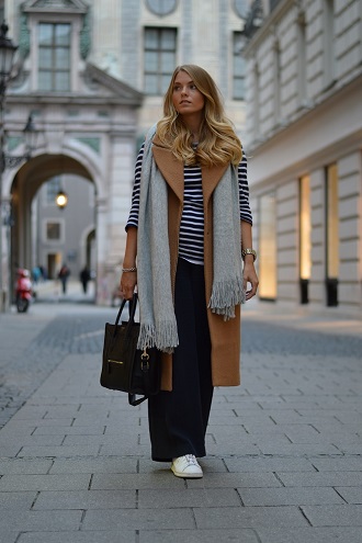 Stripes & long Vest