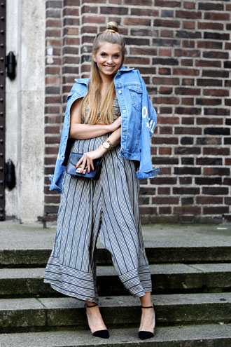 Denim Jacket & Mango Overall